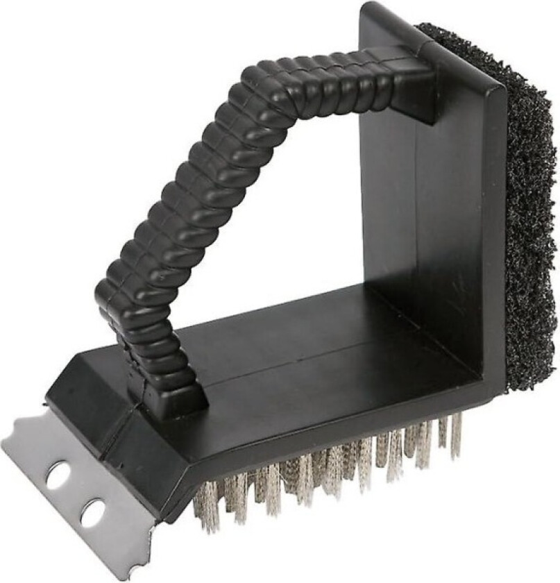 Grillbørste for grill - 3 i 1