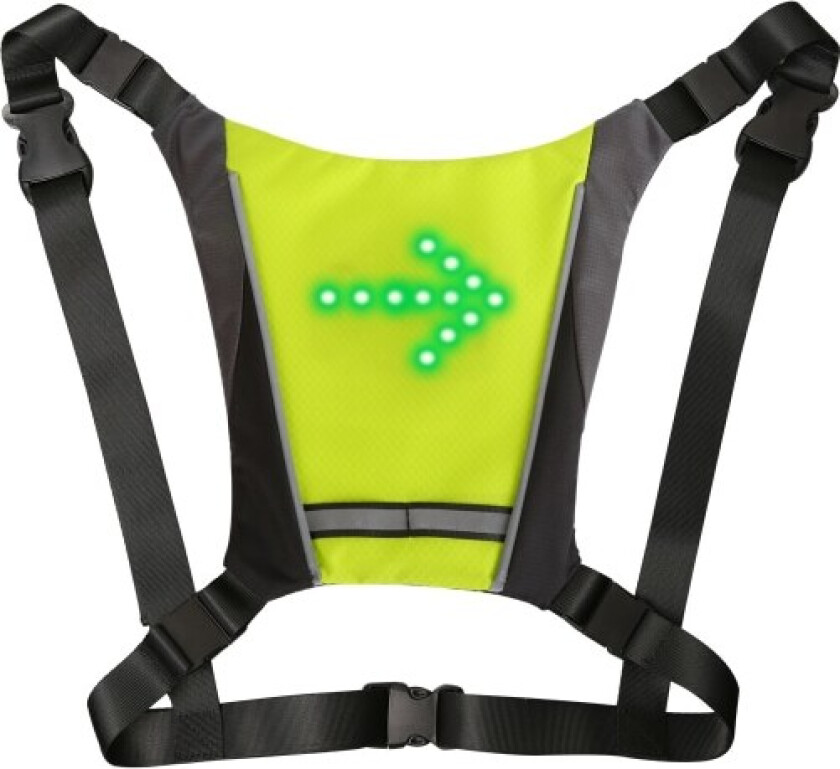 LED Sykkelvest, Refleksvest med Retningsindikator