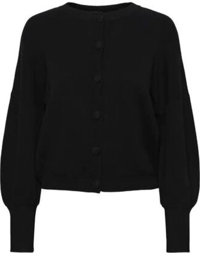 Yasfonny Ls Knit Cardigan S. - Black M