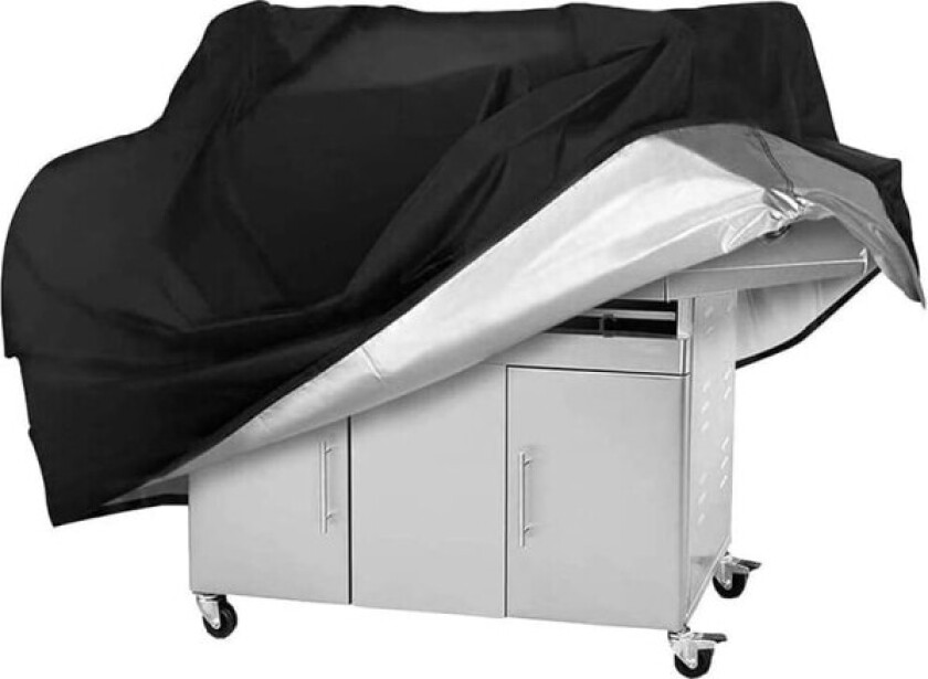 Grilltrekk, 420D Oxford presenning, vind-/sol-/vanntett, utendørs grilltrekk passer til de fleste griller (145*61*117cm)