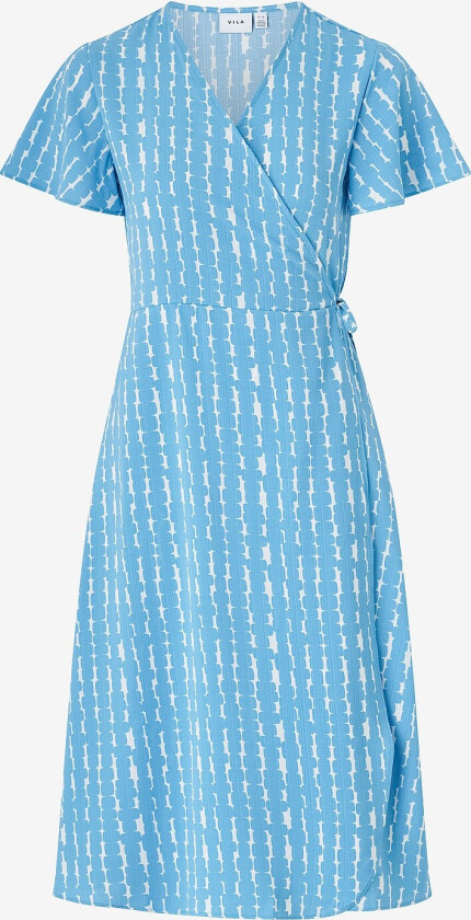 Omslagskjole viLovie S/S Wrap Midi Dress