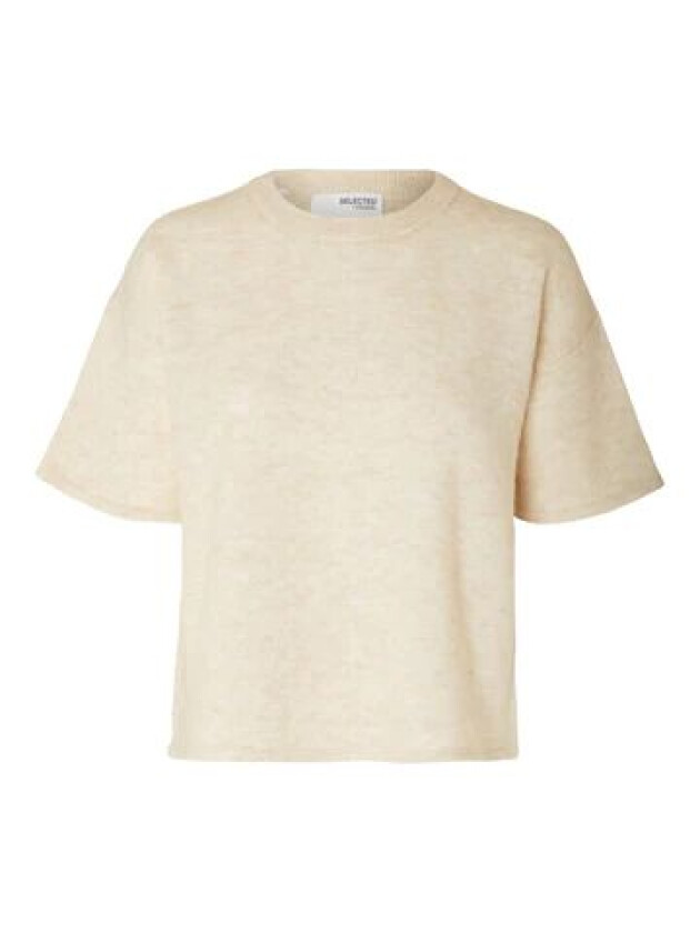 Maline-Liliana 2/4 Knit O-Neck - Birch Melange XS