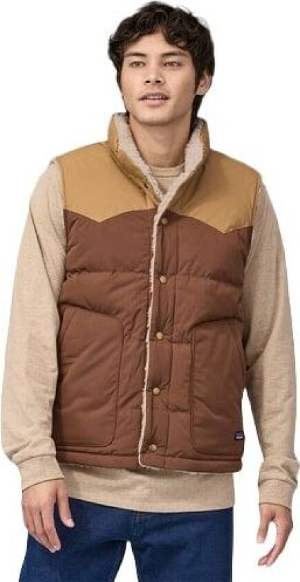 M's Reversible Bivy Down Vest Moose Brown M