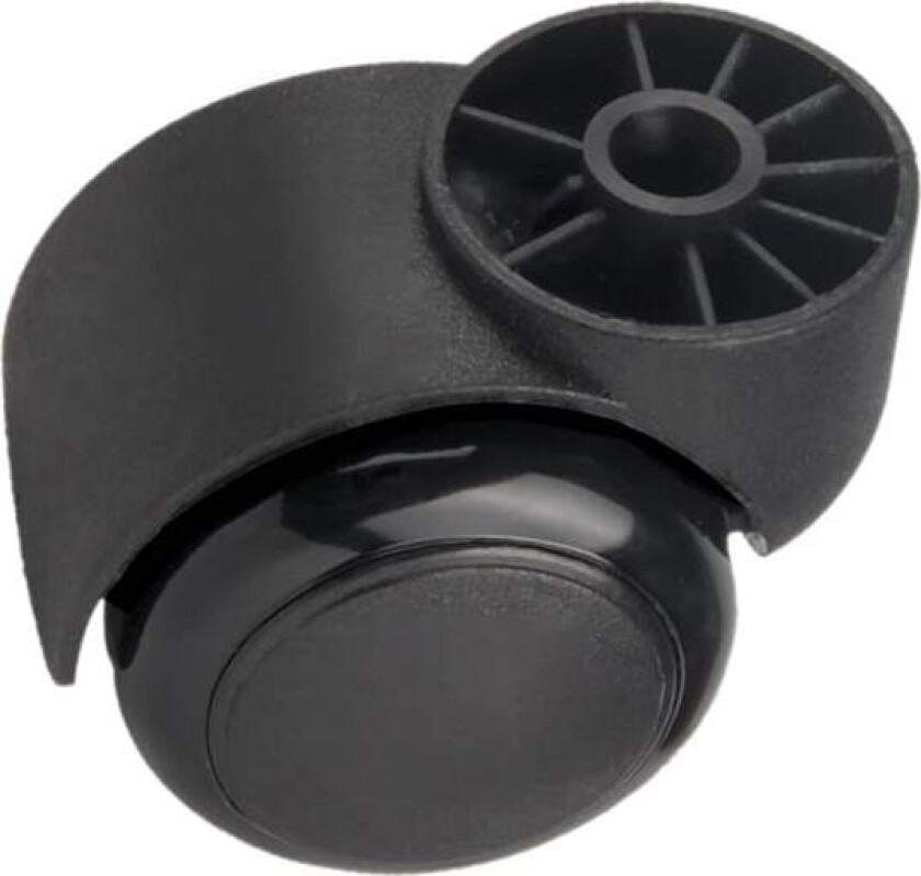 2 tommers svart stille stillegående hjul, kontorstolhjul erstatning stol hjul, møbelhjul, erstatning svingstol tilbehør, 5 stk.