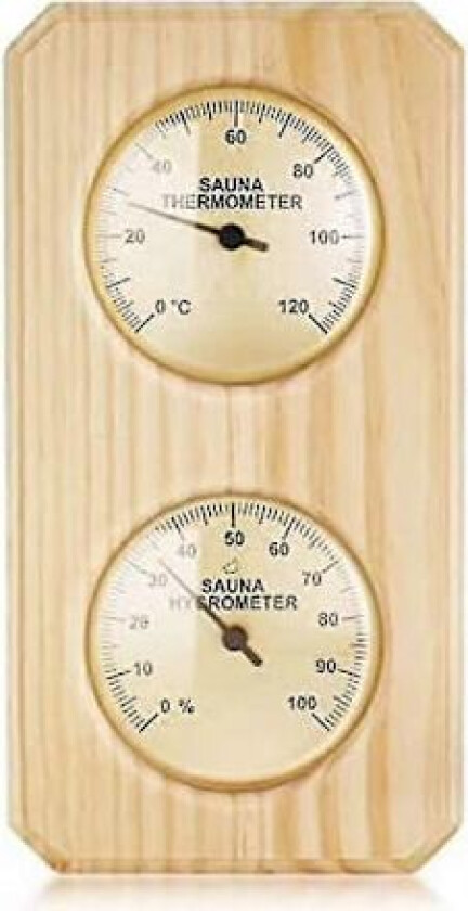 Tre Sauna Termometer og Hygrometer 2 i 1 Fuktighet Temperaturmåling Familie Hotell Sauna