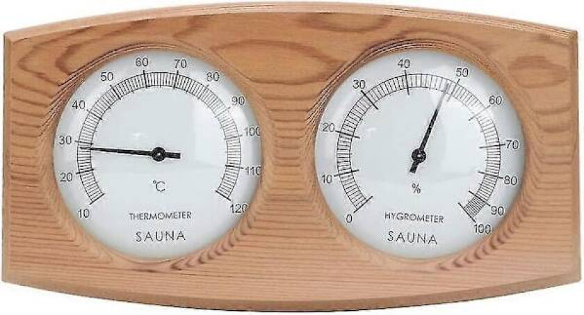 Badstutermometer 2 i 1 Tretermometer Hygrometer Dampbadstu Tilbehør (LGL)