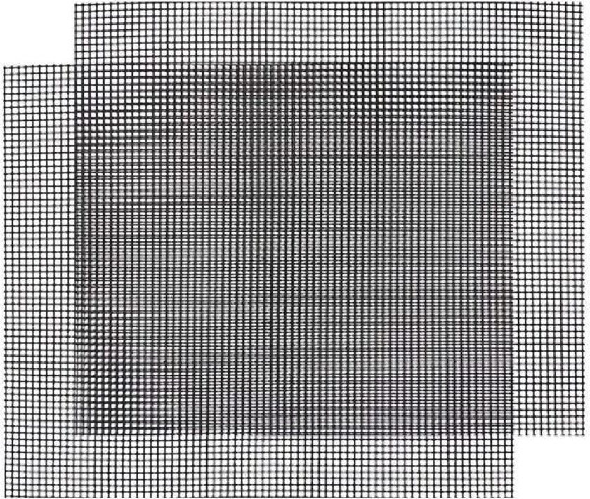 TG 33*40CM løsbar grillrist, 2 stk gjenbrukbar bakematte ikke-sti