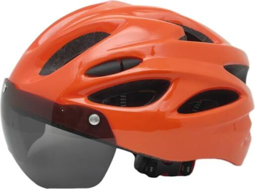 Justerbar lett sykkelhjelm for sikkerhet og komfort orange