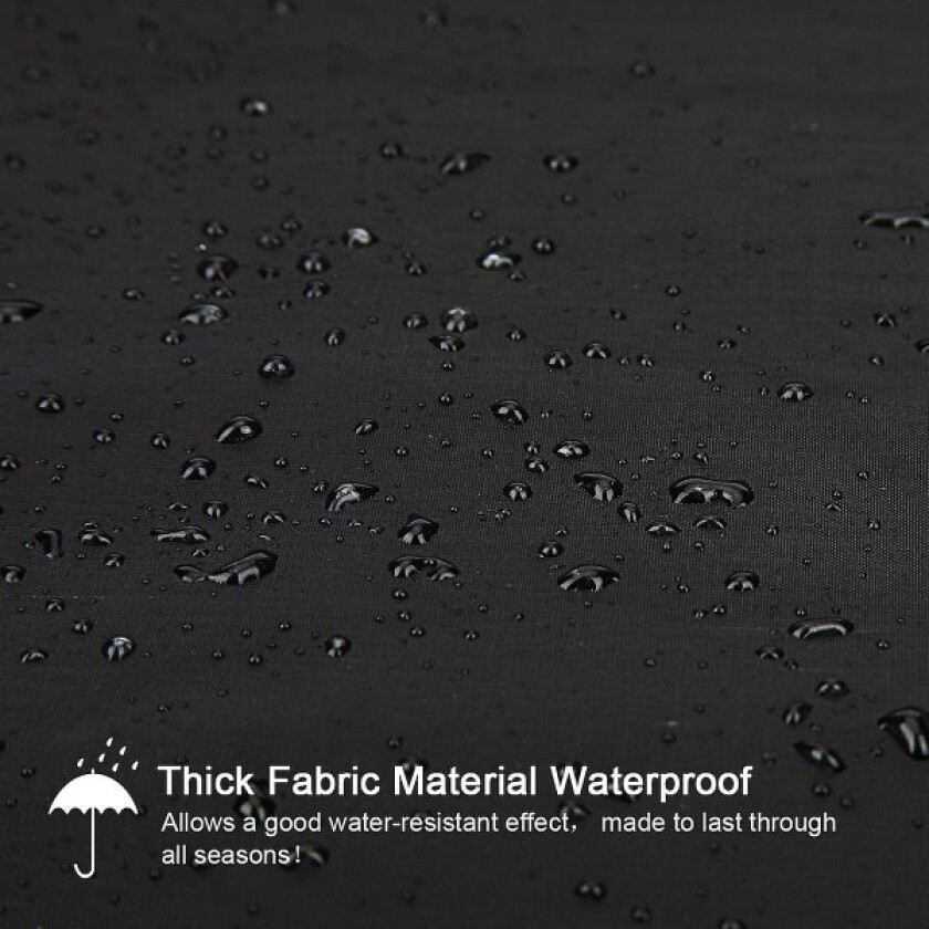 Grilltrekk, 210D Oxford presenning, vind-/sol-/vanntett, utendørs grilltrekk passer til de fleste griller (80*66*100cm)