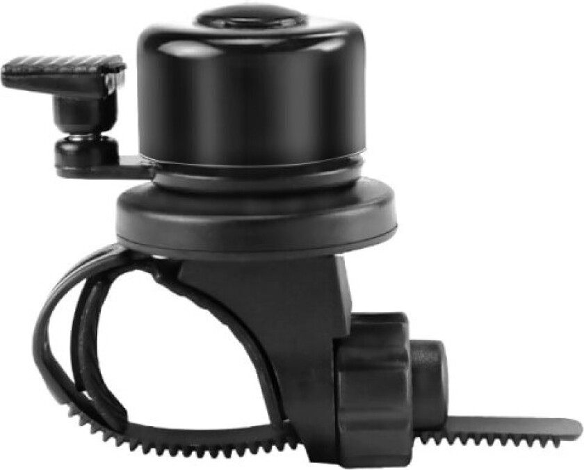 INF Sykkelklokke med Airtag-holder Svart - 12-35 mm