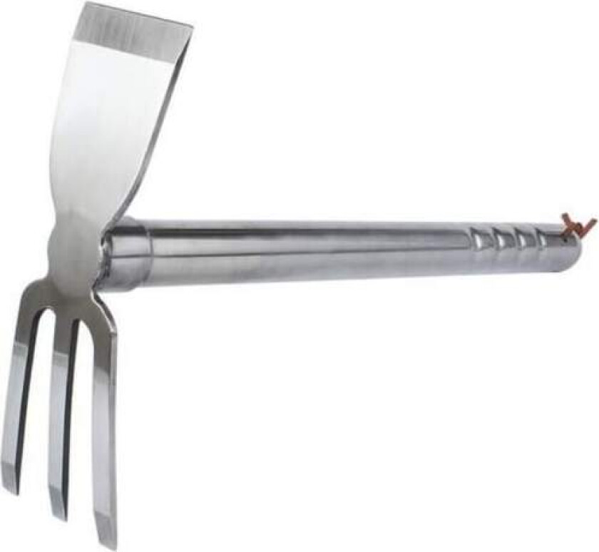 Rustfritt stål fire-tanns rive hagearbeid liten hakke-1 stk