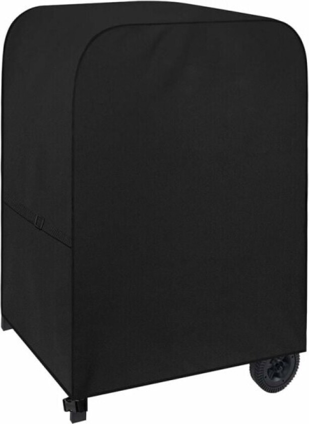 BBQ Grill Cover med sidestrømmer, vanntett grilltrekk, vindtett, anti-UV, rivebestandig 420D Oxford Cloth BBQ Grill Cover (76x66x110cm) - Svart