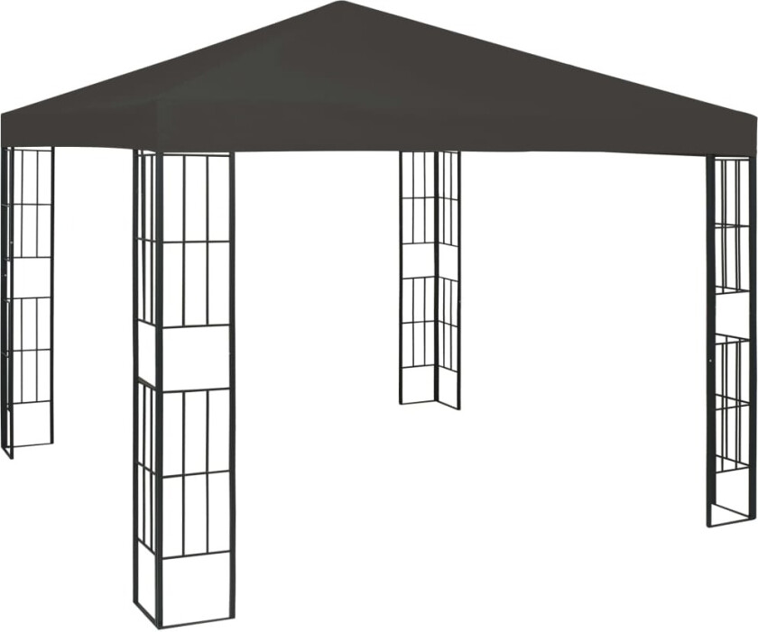 Paviljong 3x3 m antrasitt