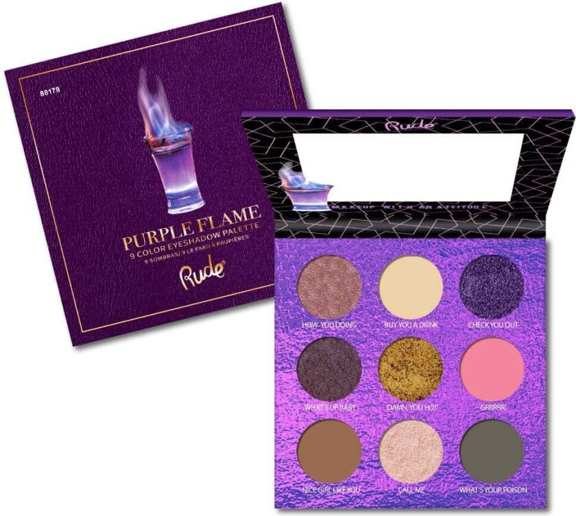 - Cocktail Party 9 Eyeshadow Palette 11,25 gr. - Purple Flame