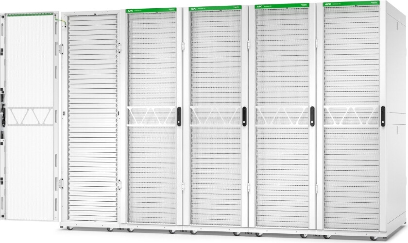 Apc Netshelter Sx Gen 2 - Rack Skap - 1991 H X 600W X 1200D Mm, Med Sider - Står På Gulv - Hvit - 42U - 19"