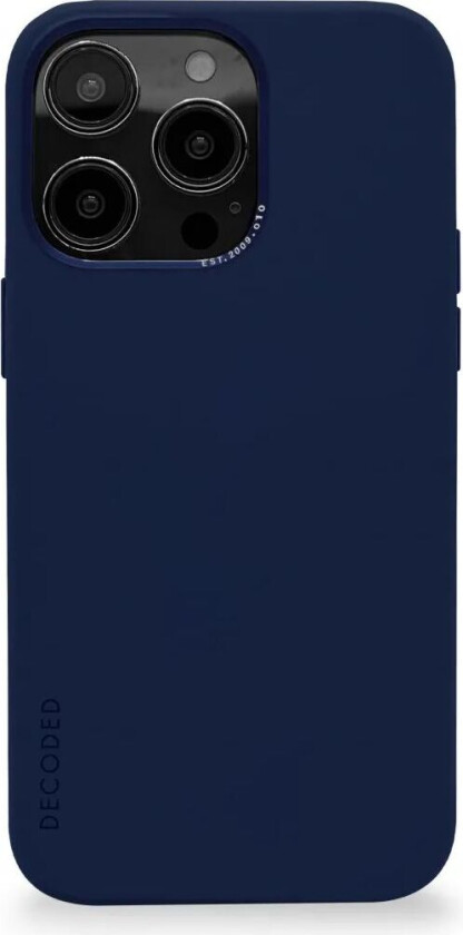 Silikon Backcover deksel til iPhone 14 Pro - Navy Peon