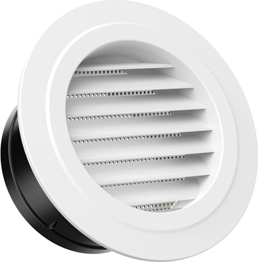 150mm Ventilasjonsventil med beskyttende rist - ABS (ø150mm)