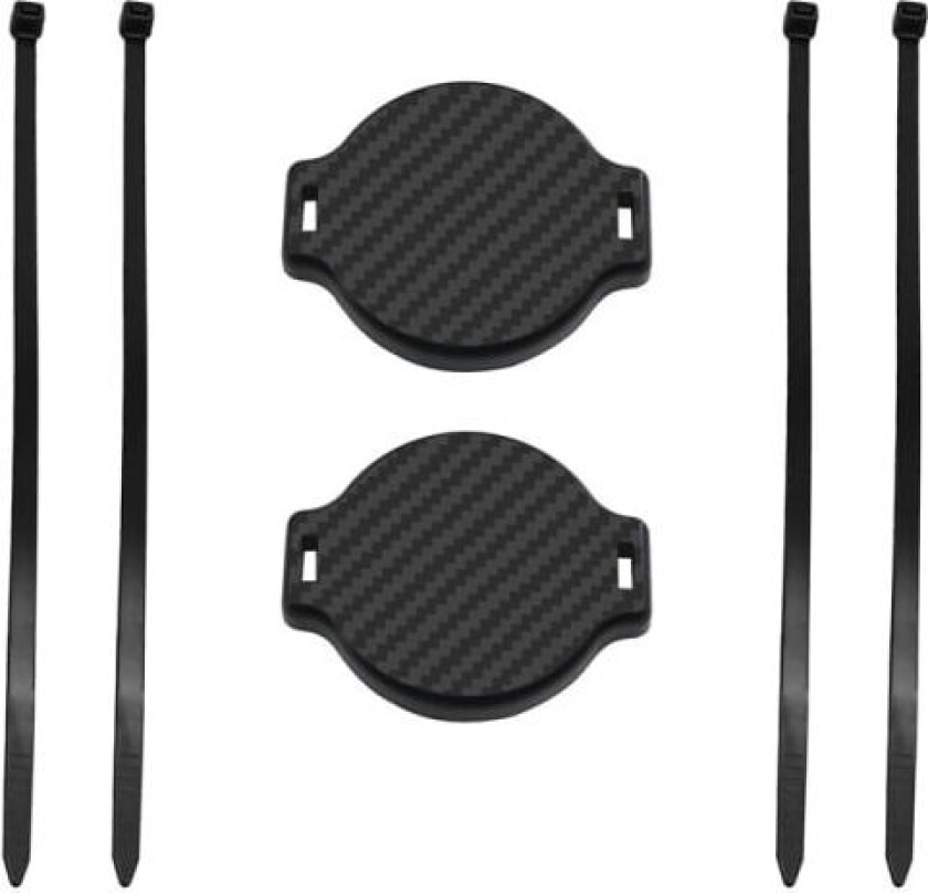 Tyverisikret AirTag-holder for sykkel Svart Svart