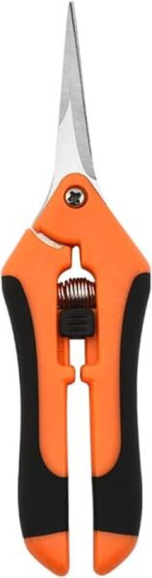 Hagesaks, rett ende hagesaks, rustfritt stål hagesaks, håndhagesaks, plantesaks