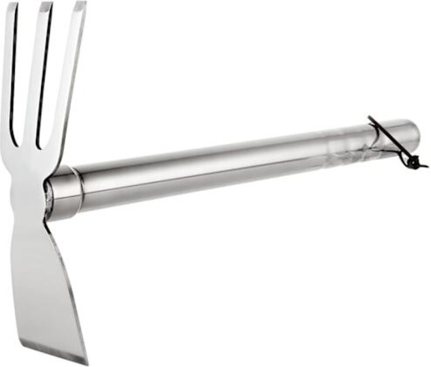 2 stk hagearbeid redskaper, 2 i 1 hagearbeid hakke og rive og 2 i 1 spade og hakke Hoe and rake