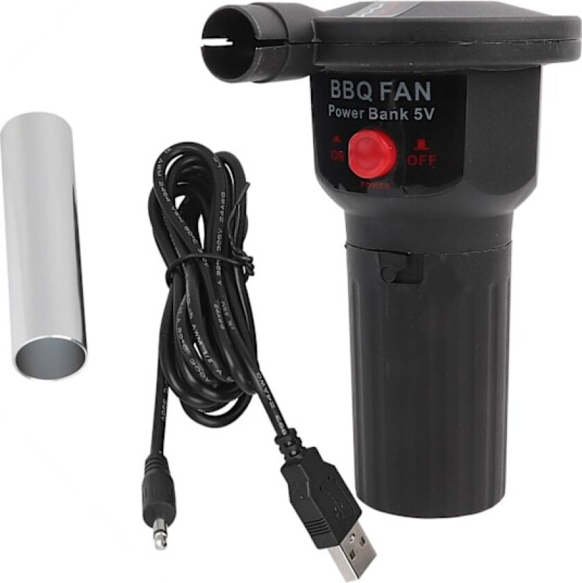 5V Lett bærbar BBQ-vifte luftblåser med USB-kabel for utendørs matlaging