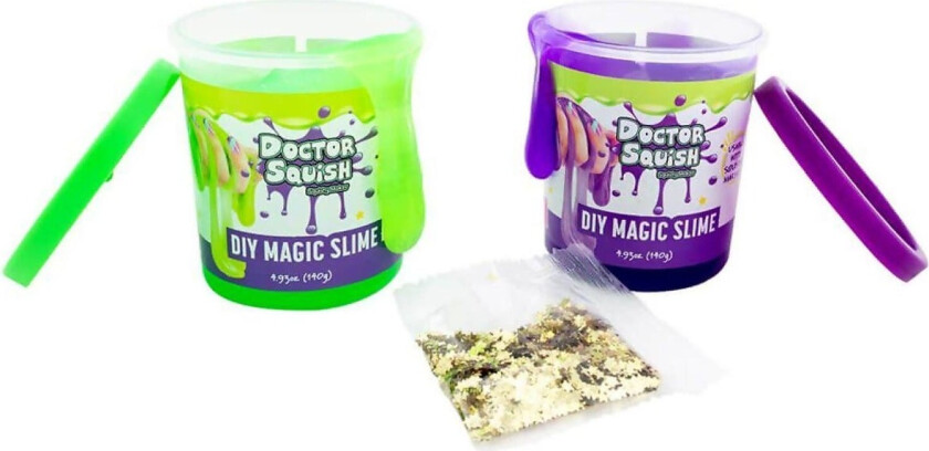Bilde av -  DIY Magic Slime Double Set Green and Purple (38496)