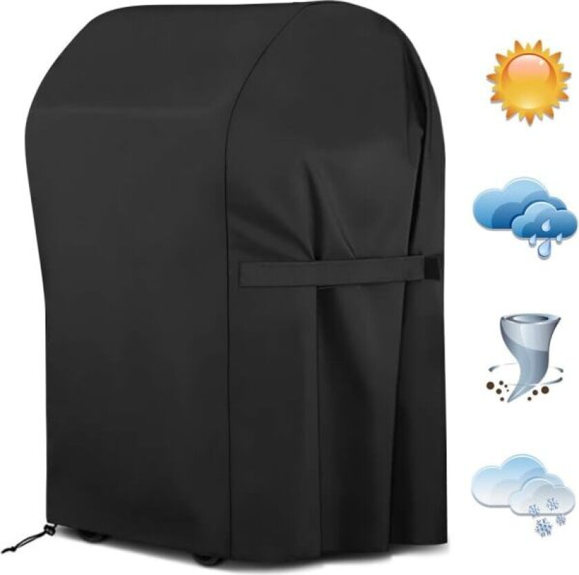 Grilltrekk, vanntett trekk for gassgrill, 77 x 67 x 110 cm, svart