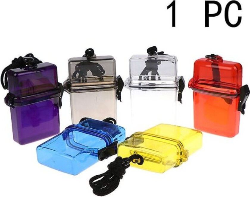 1. Utomhus Vanntett Lommer Nøkkel Penger Etui Veske Holder Etui Lilla