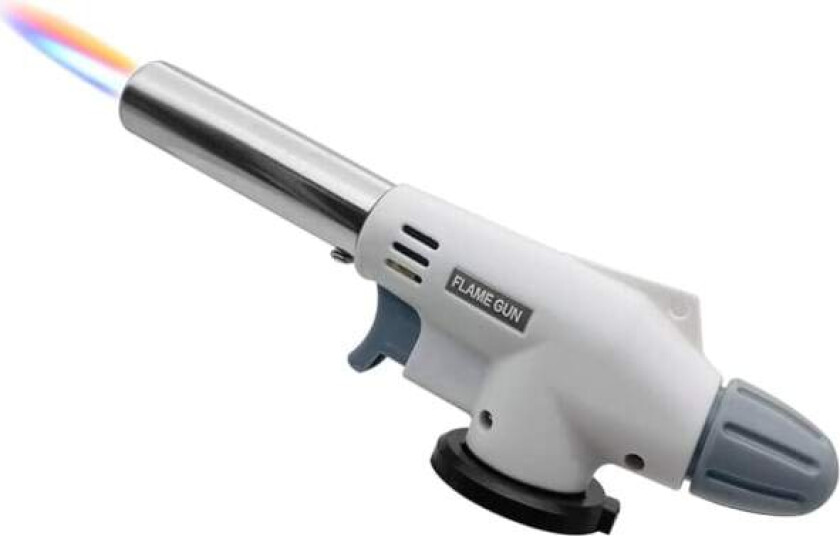 Butan gassbrenner 360° roterende automatisk tenning Camping BBQ Gr