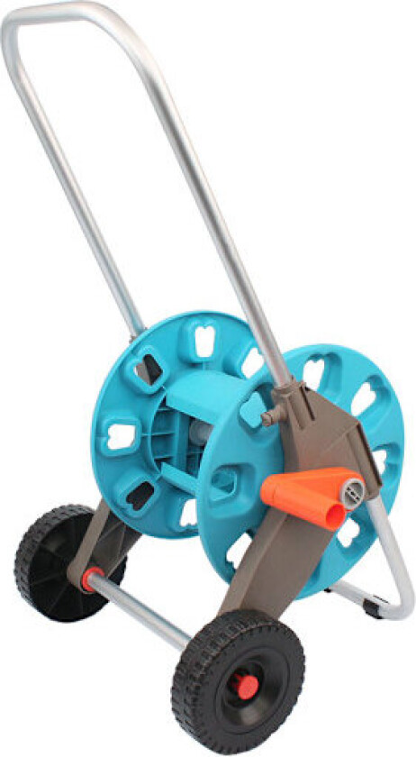 Bærbar 1/2 tommers slangevogn hageslange rullholder oppbevaringsstativ arrangør