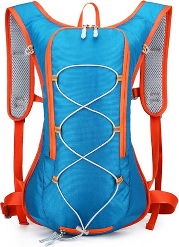 Sykkelryggsekk liten ryggsekk vanntett menn og kvinner sportsryggsekk ryggsekk skiryggsekk Blue