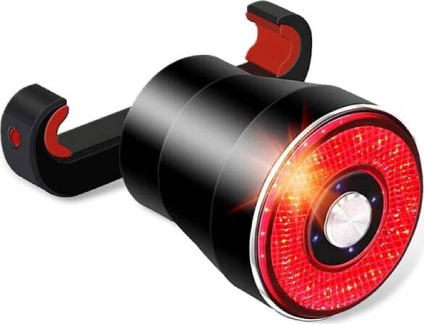 Sykkellykt, vanntett LED-baklykt, USB-lading bak