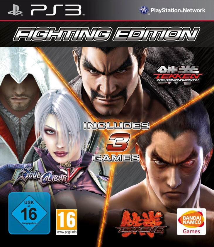 Fighting Edition: Tekken 6 + Tekken Tag Tournament 2 + Soul Calibur V (5)