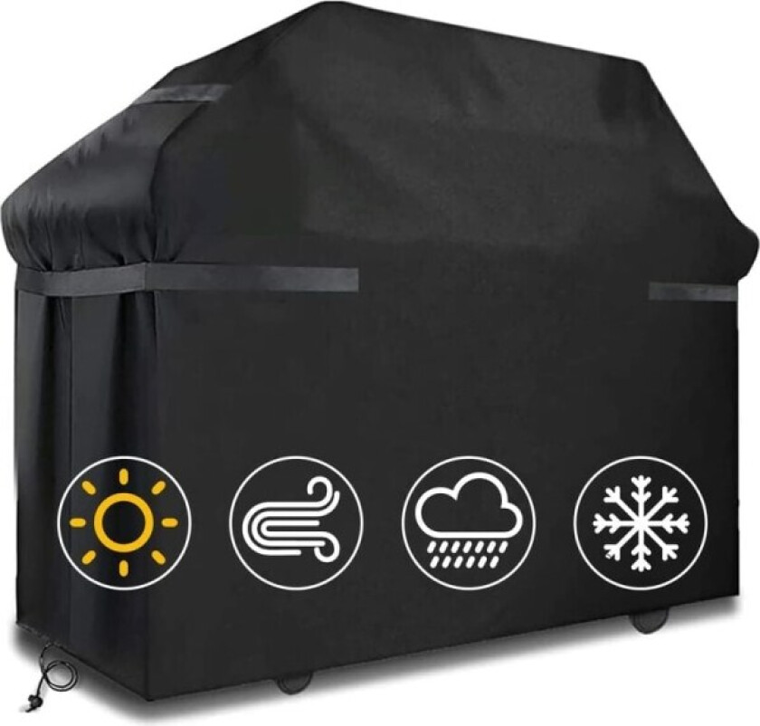 Grilltrekk vanntett grilltrekk vindtett (145 x 61 x 117 cm)