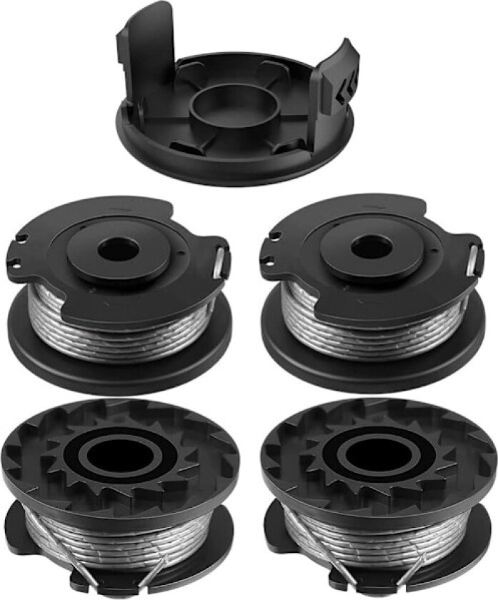 Pieces F016800569 Erstatningsspolesett for Bosch EasyGrassCut Buskrydder, F016800385 Trimmerspolerstatning Kompatibel med ART 23SL og ART