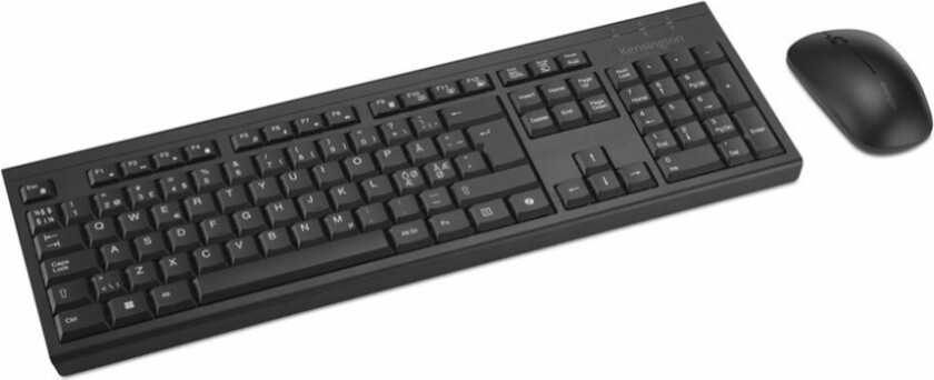 Km270 Eq - Tastatur- Og Mussett - Full Size - Trådløs - 2.4 Ghz, Bluetooth - Qwerty - Nordisk