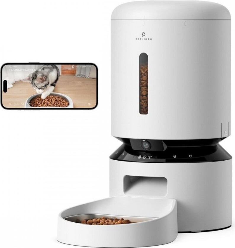 Petlibro Granary Foderautomat med Kamera Vit