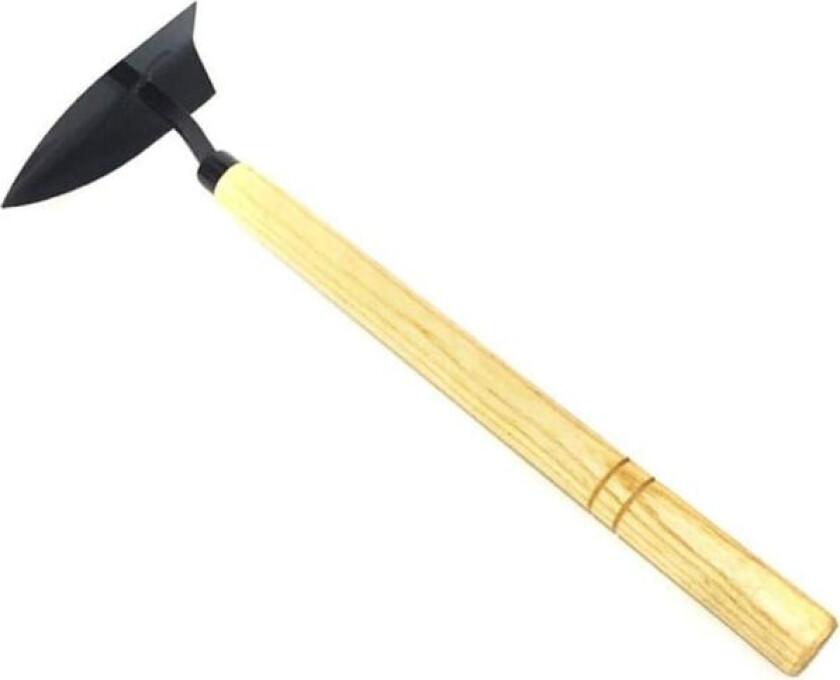 Hagearbeider hakke, stålhode, treskaft, hakke, luking