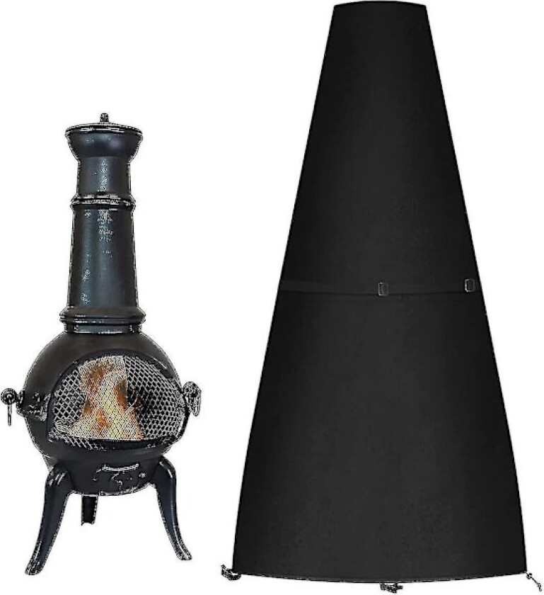 Vanntett Rundt Bålpannedeksel, Utendørs Bålpannedeksel Grilldeksel Bbq Presenningdeksel Bålpanne