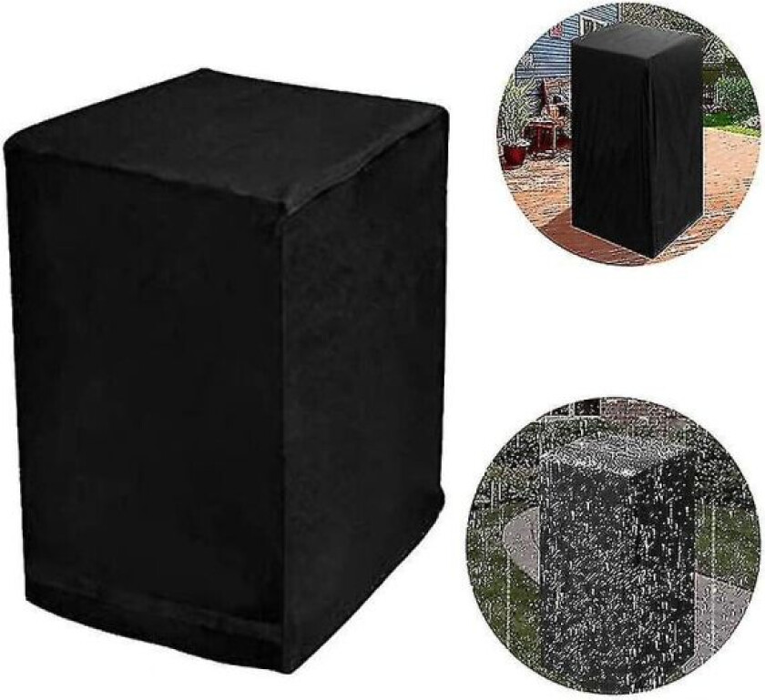 Vanntett grilldeksel Anti-støv utendørs Heavy Duty Charbroil Grilldeksel Regnbeskyttende grilltrekk 64x64x120cm