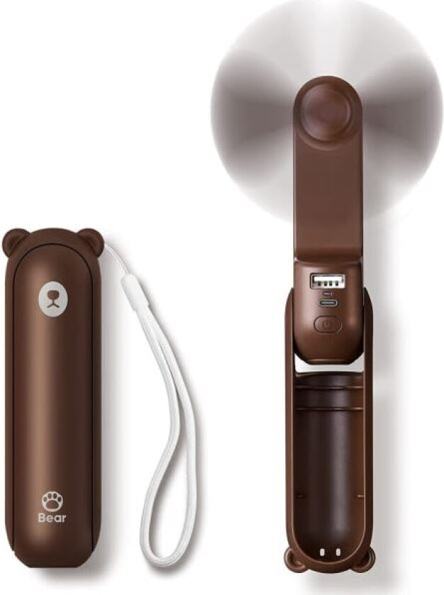 IC 3-i-1 håndholdt vifte, minivifte USB-oppladbar liten
