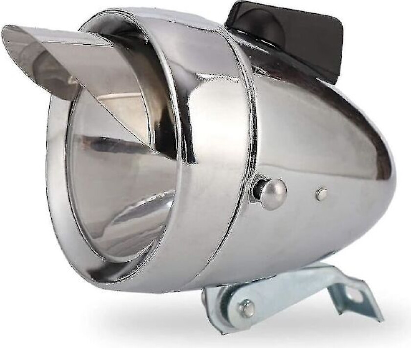 Retro Super Bright Led Sykkel Frontlykt Krom Visor Bullet Hovedlykt Vanntett Sykkellykt Sykkel Tilbehør#d812976