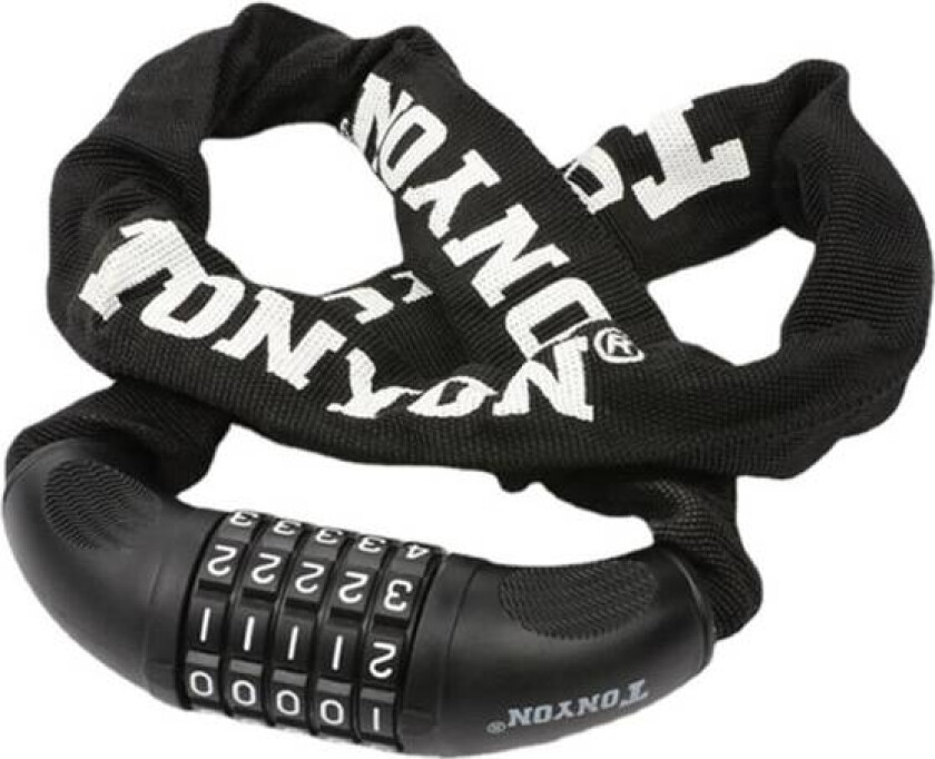 Sykkellås med tall, sykkelkjedeslås