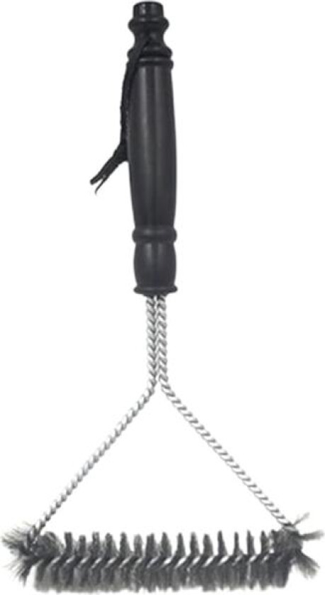 BBQ-børste, grillbørste i rustfritt stål, grillverktøy, stålbørster, 30,5*15*3 cm