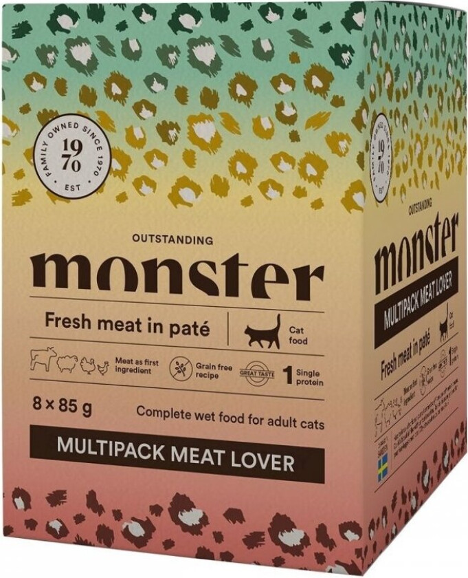 Bilde av Monster Cat Meat Lover 8x85 g