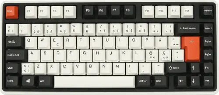 Minilo Retro 75% Trådløs Nordisk Tastatur