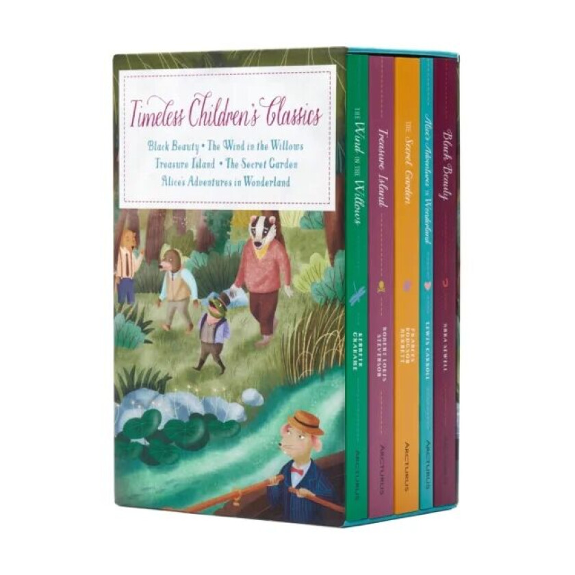 Timeless Children's Classics av Lewis Carroll, Anna Sewell, Kenneth Grahame, Robert Louis Stevenson, Frances Hodgson Burnett