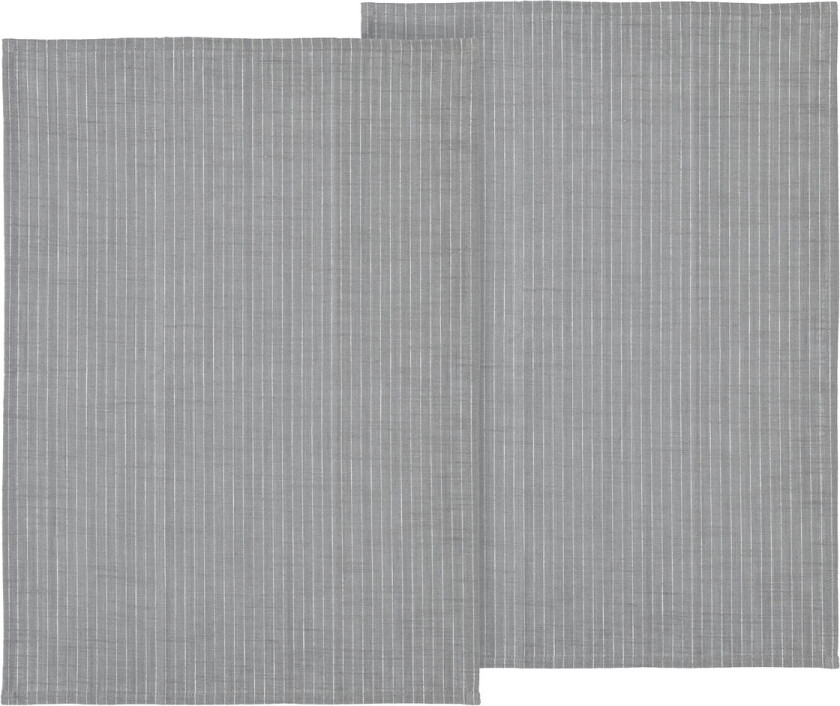 Viskestykke Line 2 Stk - Grey - 50X70CM x 70