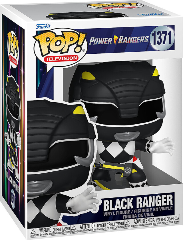 Pop Vinyl Mmpr 30Th Black Ranger Toys Playsets & Action Figures Action Figures Multi/patterned
