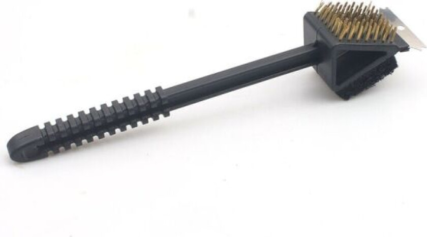 Grillbørste med skrape 36X7.2cm Svart